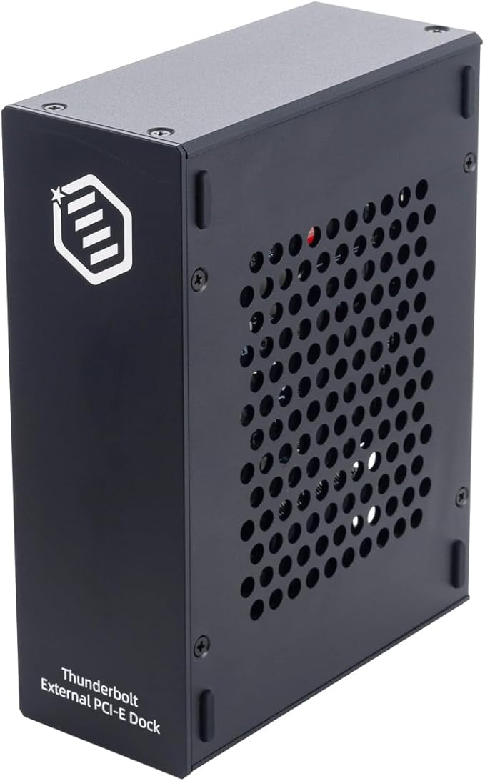 PCIe 3.0x4 to Thunderbolt 3/4 Mini Dock Support USB4, 85W PD Reverse Charging, DP 1.4 Port Output, Decklink Duo 2 Housing Enclosure for Laptops/Desktops (MK-F1)