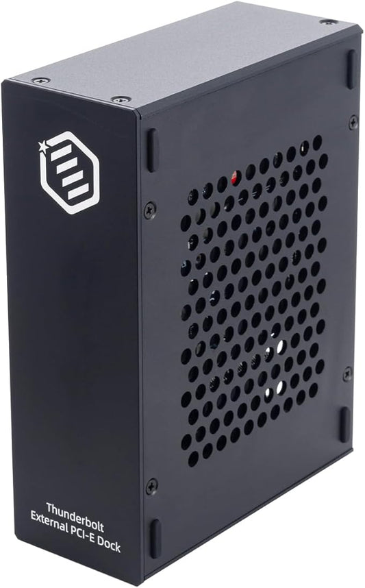 PCIe 3.0x4 to Thunderbolt 3/4 Mini Dock Support USB4, 85W PD Reverse Charging, DP 1.4 Port Output, Decklink Duo 2 Housing Enclosure for Laptops/Desktops (MK-F1)