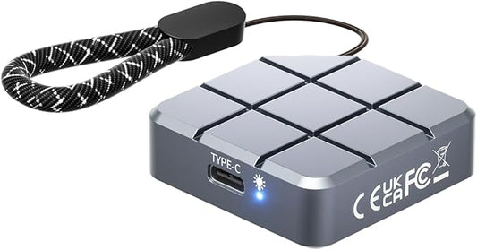 MAIWO 2230 SSD Enclosure for M.2 NVMe PCIe SATA,USB-C 10Gbps Full Aluminum Compatible with iPhone 15/16 Pro/Max 4K ProRes Recording, Windows, macOS, Linux, Tool-Free