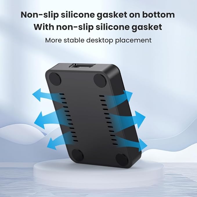 CY USB 3.0 USB-C Type-C to NVME M-Key M.2 NGFF SATA SSD Docking Vertical External PCBA Case Enclosure RTL9210B Chipset