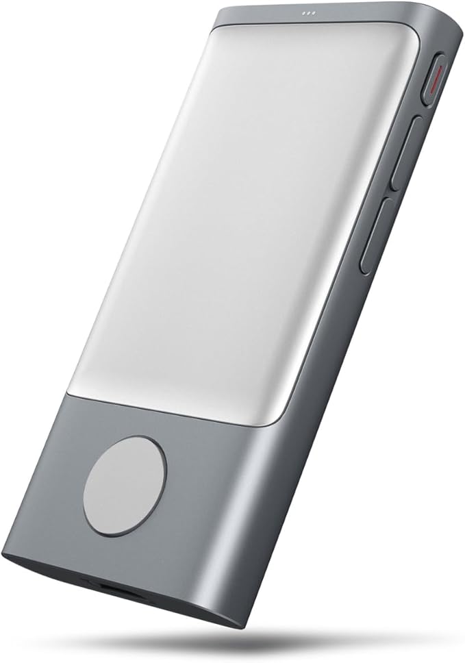 Cheerdots Bluetooth Presentation Clicker Wireless Presenter, Air Mouse with Red Light Presentation Remote for Mac, Windows, iPad OS and Android, Space Gray