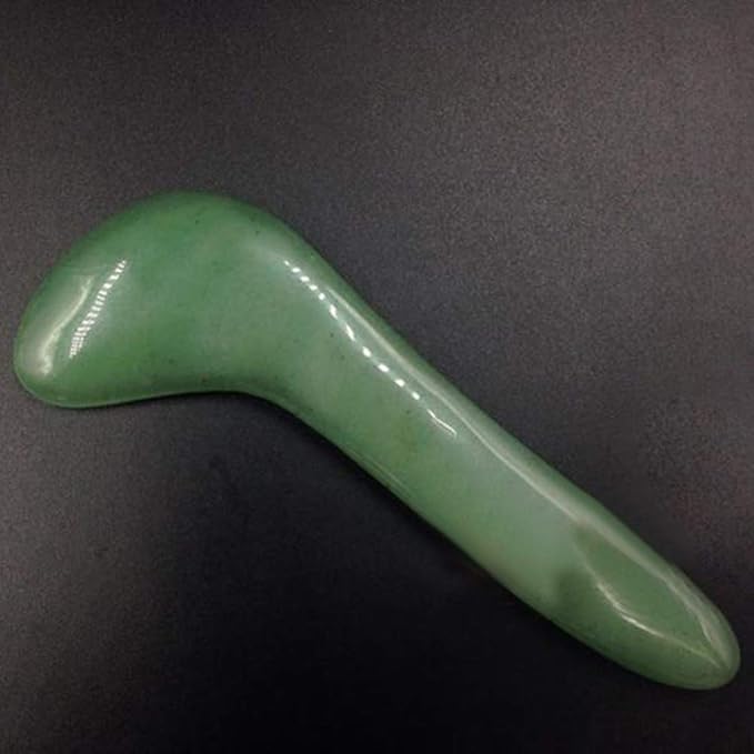 Gua Sha Facial Tool Natural Jade Stone Massage Board Tools for SPA Acupuncture Therapy Trigger Point Treatment, Gua Sha Scraping