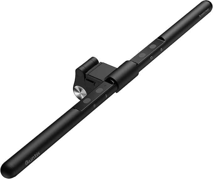 Quntis Computer Monitor Light, Screen Light Bar No Glare, 20.4'' Monitor Lamp with Auto-Dimming, Adjustable Brightness and Color Temperature, USB Reading LED Monitor Light for Desk/Home/Office