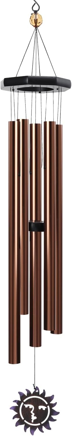 MUMTOP Wind Chimes for Outside - Deep Tone Memorial Sympathy Wind Chimes Outdoor, 37 Inch Windchimes Clearance for Garden, Patio,Yard Decor Gift