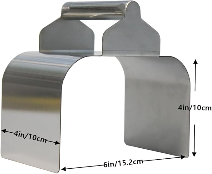 Landscape Curb Trowel Edger, Curb It Yourself, Curb and Gutter Shape Maker, Concrete Curb Trowel, Rectangular trimmer - 4" x 6" x 4" (Rectangular Curb It Yourself)