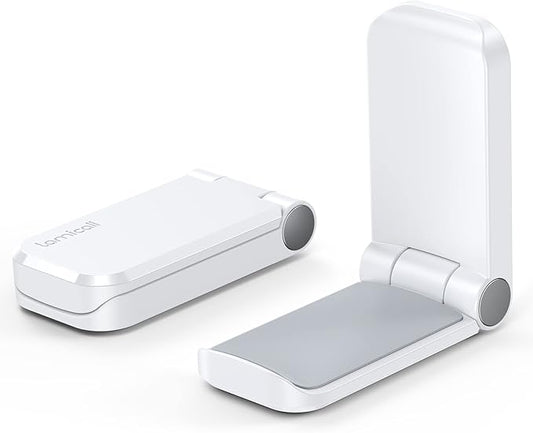 Lamicall Headphone Stand, Sticky Headset Hanger - 2 Pack Adhesive Headphone Holder Hook Mount, Headset Holder Clip Under Desk, Earphone Clamp for Airpods Max, HyperX, Sennheiser, White