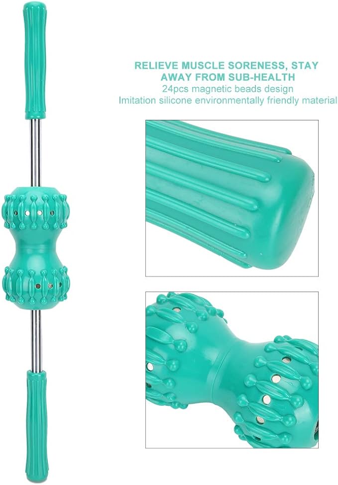 Muscle Roller Stick, Multifunctional Magnet Care Massage Roller For Relieving Muscle Soreness Loosing Tightness Soothing Cramps