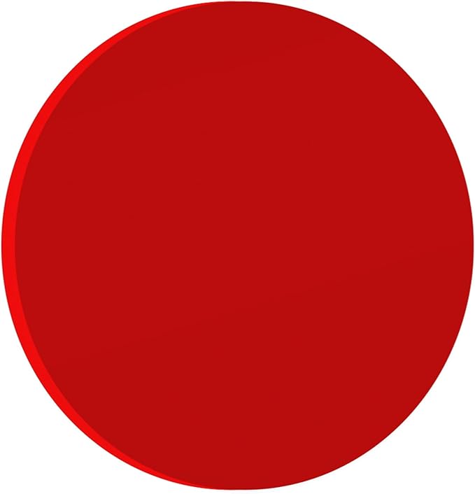 KastLite Red Acrylic Lens Filter for Halo Track Lighting | Track Light Head - Adjust The Color of Your Lighting | Select Lens Size - MR16 Bulb for Spotlight Fixtures