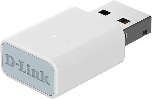 D-Link AC1300 USB WiFi Adapter —2.4/5GHz Dual Band Wireless Internet Travel Size for Desktop PC Laptop —MU-MIMO Plug & Play —Supports Windows 10/11 Drivers —WPA3 Enhanced Security (AC13U)