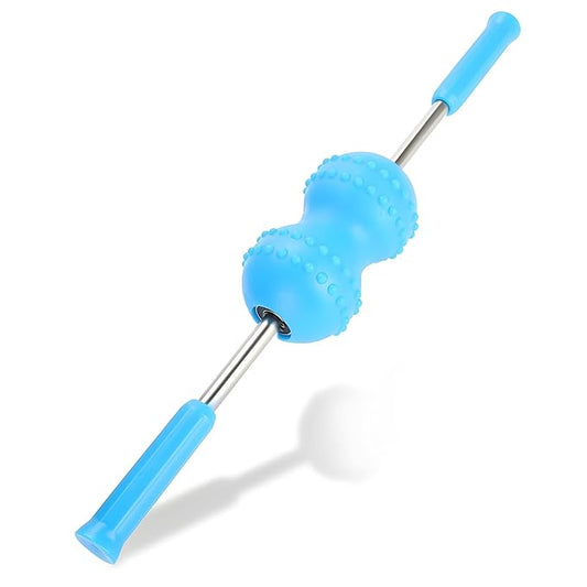 Massage Roller, Manual Massage Sticks Fascia Muscle Roller Handheld Acupressure Roller Deep Tissue Massager for Back, Neck & Foot