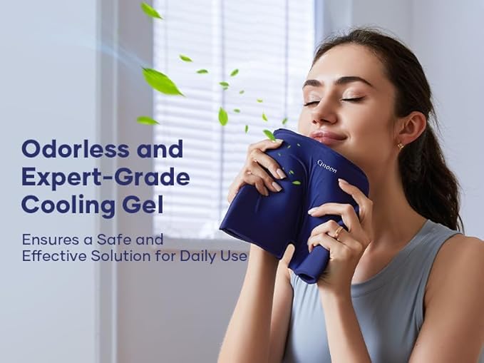 Migraine Relief Cap, Headache Relief Cap Mask Products, Cooling Odorless Gel Ice Head Wrap for Tension, Stress,Hangover & Puffy Eyes