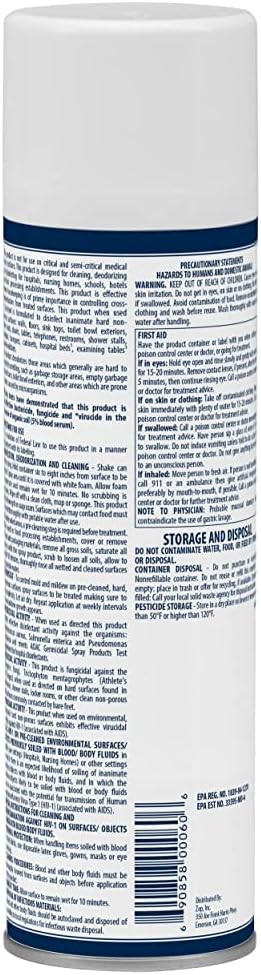 Zep Venture II Disinfectant Spray - 20 oz (Case of 12) 601 - EPA Approved Virucidal