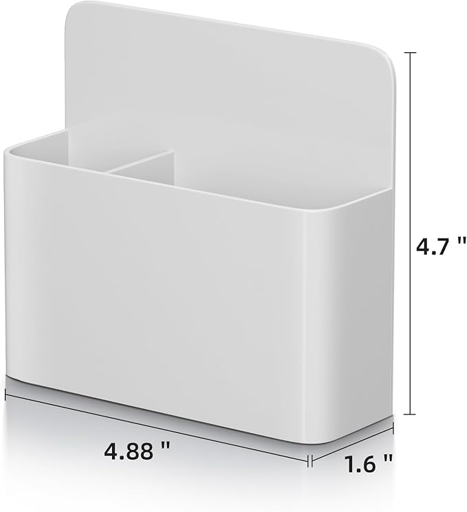 Mabrasse 16p Magnetic Dry Erase Marker Holder,Pen and Eraser Holder for Whiteboard, Magnet Pencil Cup Utility Storage Organizer for Office, Refrigerator, Locker and Metal Cabinets (16 Pack)