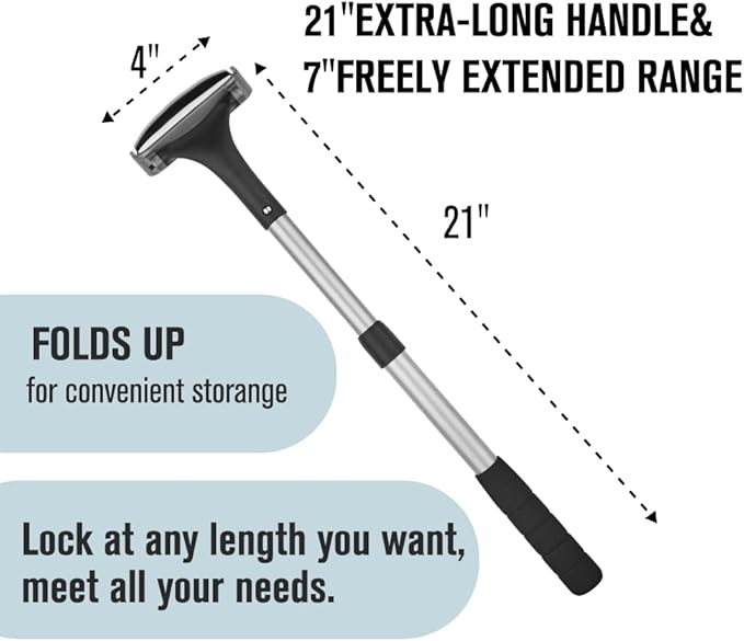 EASACE Cold Massage Roller Ball, Cryosphere Cold Ball, Therapy Ball, Fitness Ice Roller Ball with extention Handle, Relieve Muscle Pain