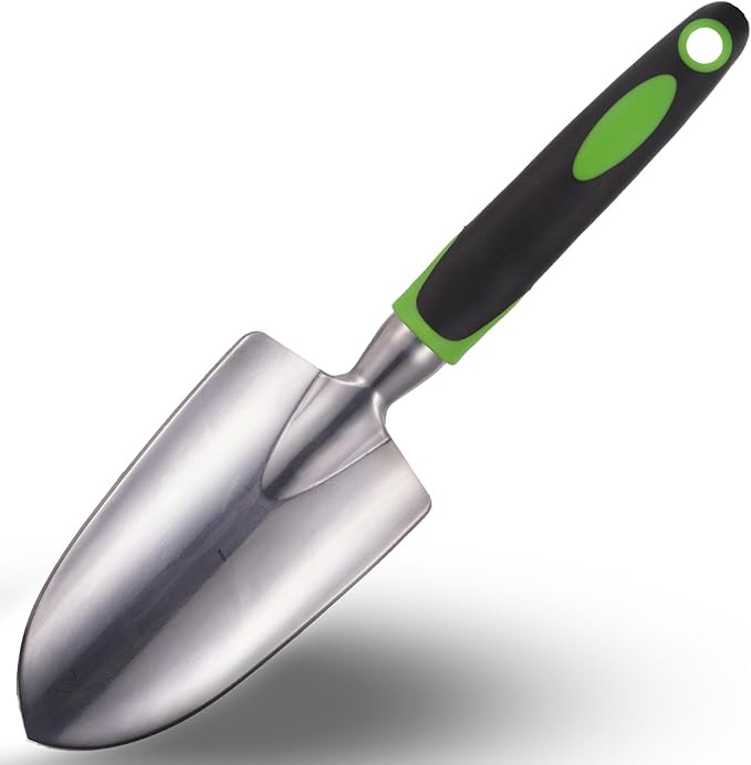 JMOO Garden Tools, 3-Piece Garden Tool Set with Non-Slip Ergonomic Handles, Lightweight Aluminum Alloy Rust-Proof Durable Gardening Hand Tools, Ideal Gardening Tools Gifts for Women and Men