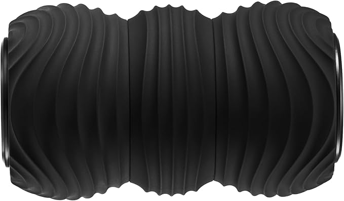 VEVOR Vibrating Peanut Massage Ball, Electric Double Lacrosse Massage Roller with 4 Intensities, Rechargeable Deep Tissue Massage Ball for Muscle Pain Relief, Exercise Recovery, Trigger Point Therapy