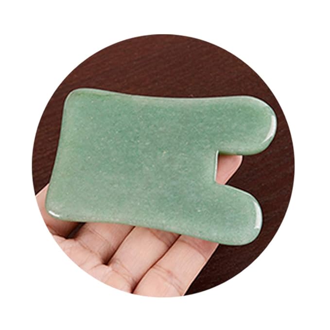 Gua Sha Facials Tools for Nose Massage Tools Board Natural Jade Stone for SPA Acupuncture Therapy Trigger Point Treatment