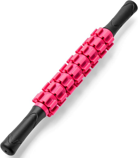 Muscle Roller Stick, Muscle Roller, Liposuction Massage Roller for Lymphatic Drainage, Massager Stick for Relief Muscle Soreness, Trigger Points, Help Exercise Runner Legs, Back Recovery
