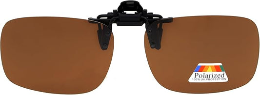 Eyekepper 4 Pack Flip-up Clip-On Sunglasses 59x39 MM Metal Wear Over Glasses