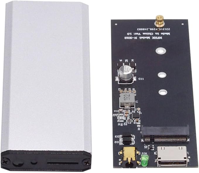 CY External Oculink SFF-8612 SFF-8611 to M.2 NGFF M-Key to NVME PCIe SSD 2280 SSD Enclosure Adapter for Mainboard