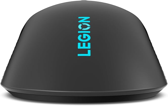 Lenovo Legion M600 RGB Wireless Gaming Mouse – 16,000 DPI, 9 Programmable Buttons, 200-Hour Battery Life, 50-Million Clicks Durability – Ambidextrous Computer Mouse (Black)