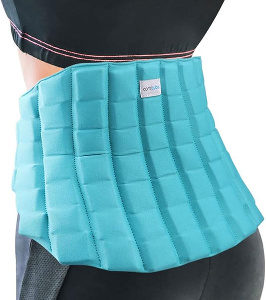Ice Pack for Back Pain Relief, 2 Hours Long Lasting Cold Lower Back Wrap, FSA Eligible, Flexible Cold Pack for Lumbar Pain, Sciatica, Coccyx, Herniated or Degenerative Disc, Surgery