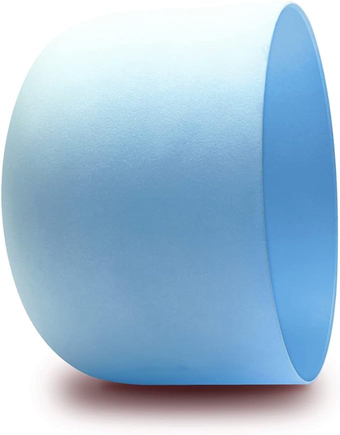 FMTY 10inch Crystal Singing Bowls set prefect pitch(±10HZ) Green(Heart)+ Blue(Throat) with Carrying Bag Sound Bowls Chakra Bowl