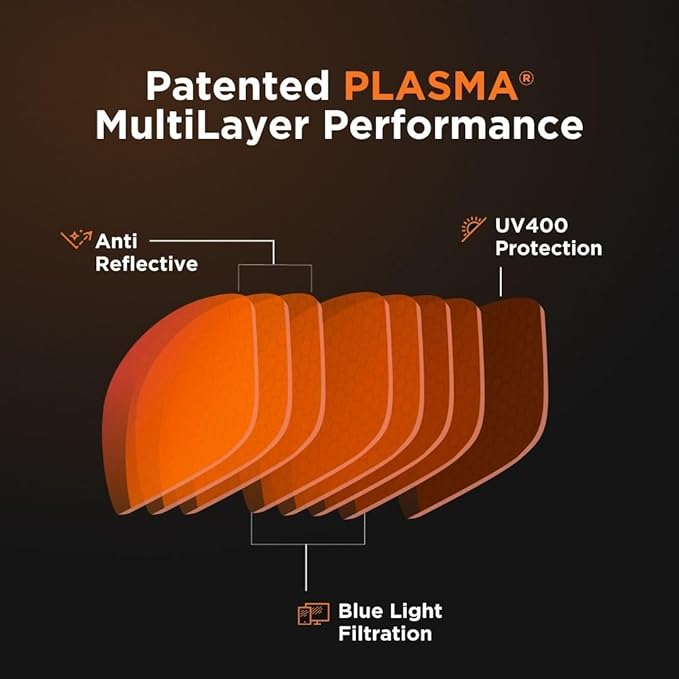 Horus X - Gaming Glasses | Blue Light Blocking Computer Screen Glasses | Anti Fatigue & Eyestrain for Men and Women