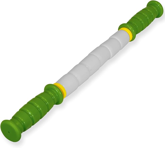 Massage Stick 14" Flexible Handheld Spindle Massage Roller - Full Body Muscle Recovery & Myofascial Release (Small - 14" Massage Stick)