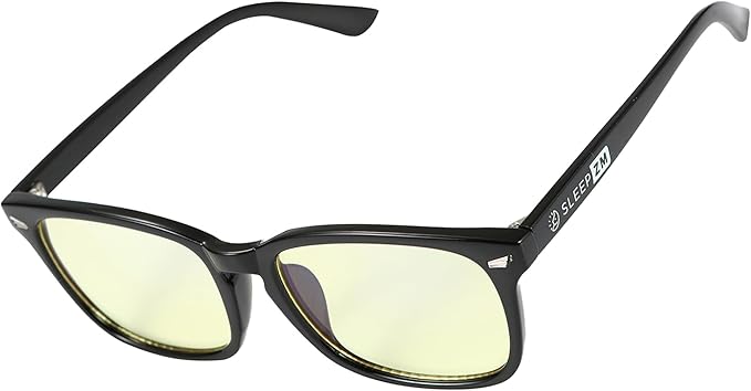 100% Blue Light Blocking Glasses - Women + Men - Better Sleep - Anti Eye Strain Protection - Computer Screens Gaming