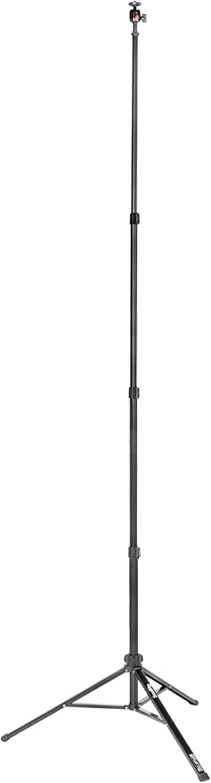 SMALLRIG RA-S200 Light Stand for Photography, 78.7" / 6.6ft / 200cm, Black, Aluminum Alloy, Supports up to 4kg, Compatible with Reflectors, Softboxes, Studio Lights, Umbrellas, Ring Light