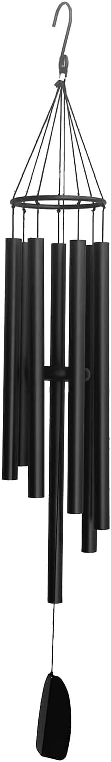 Wind Chimes for Outside Deep Tone, 47" Large WindChimes with 7 Tubes, 100% Rustproof Aluminum, Memorial Gift or Garden, Patio, Porch and Outdoor Décor