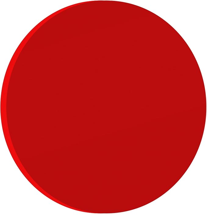 KastLite Red Acrylic Lens Filter for Halo Track Lighting | Track Light Head - Adjust The Color of Your Lighting | Select Lens Size - PAR 30 Bulb for Spotlight Fixtures