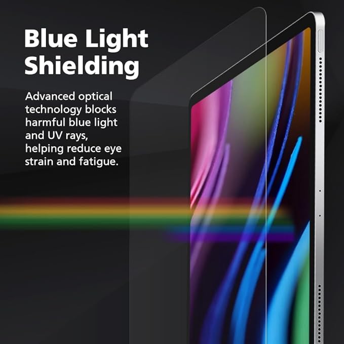 2-Pack Anti Glare Screen Protector with Blue Light Filter For Samsung Galaxy Tab S6 Lite 10.4 inch (2024/2022/2020), Anti-Glare Matte PET Film, Anti-Fingerprint, High Touch Sensitivity, Easy Installation