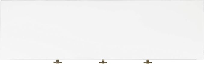 Safavieh Home Genevieve Mid-Century Modern Walnut and White Storage TV Media Stand