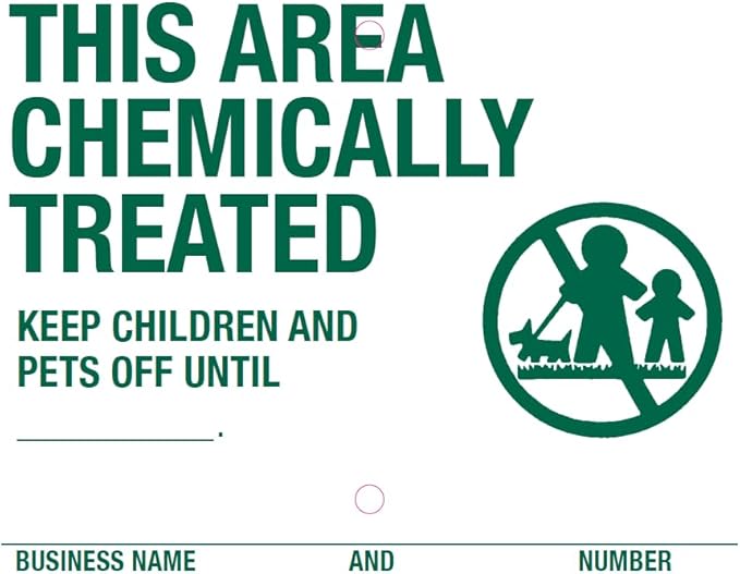 Lawn Treatment Application Stakes & MINNESOTA Signs (Premium Style Stakes / 1,000 pc. Pack)