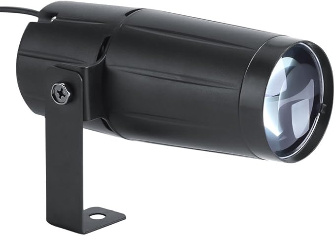 3W White Color LED Pinspot Stage Light with Single Stand for Dance Halls KTV Party Home Decoration Wedding