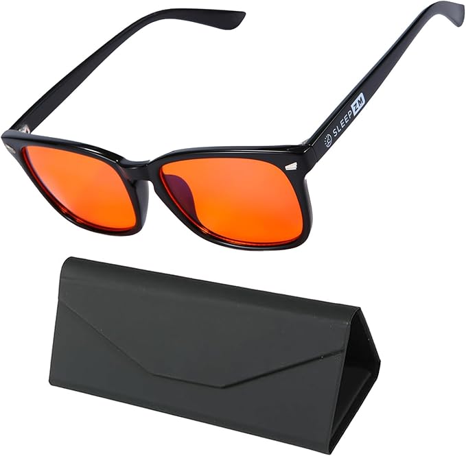 100% Blue Light Blocking Glasses - Women + Men - Better Sleep - Anti Eye Strain Protection - Computer Screens Gaming