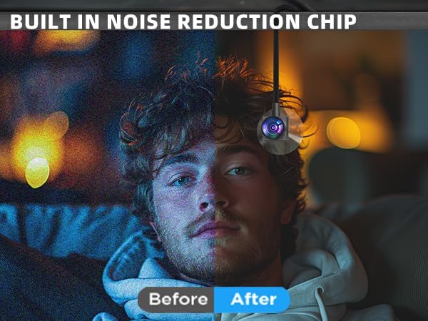 4K Autofocus Webcam with Eye Contact Correction Suction Moun Center Camera, Built-in Noise Canceling Microphone Privacy Cover USB Plug-and-Play for Zoom/Teams, PC Conferencing, Remote Calls