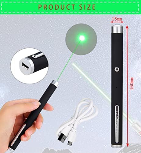 Presenter, Rechargeable Presentation Clicker, Suitable for Office, Teaching Equipment, Exhibition Hall Demonstrations, Sales Guidance, and Construction Sites