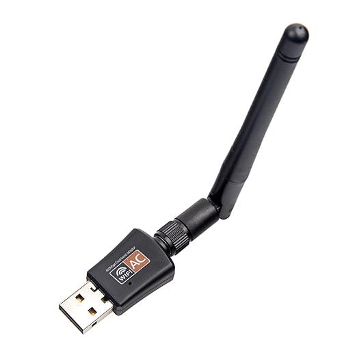 REDLUX 600Mbps Wireless USB WiFi Adapter, with External Antenna, Dual Band 2.4GHz/5GHz, Compatible with Windows 10/8/7/XP, MAC OS, Linux etc