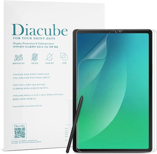 2-Pack Anti Glare Screen Protector with Blue Light Filter For Samsung Galaxy Tab S9 / Tab S8 /Tab S7 11 inch, Anti-Glare Matte PET Film, Anti-Fingerprint, High Touch Sensitivity, Easy Installation