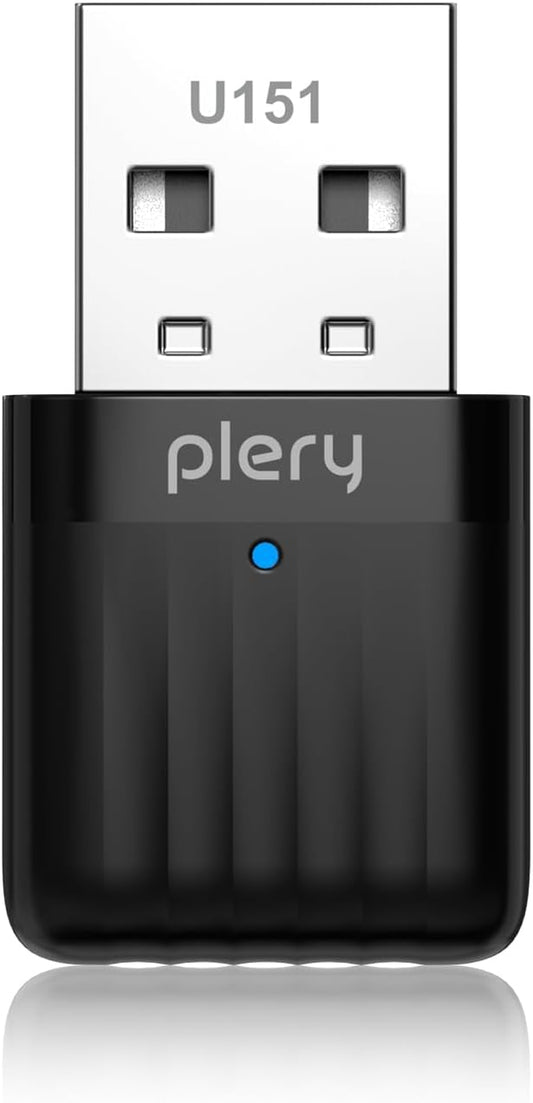 USB WiFi Adapter for Desktop PC, 5G 2.4G Dual Band WiFi Dongle 802.11AC 650Mbps Wireless Network Adapter for Laptop, Compatible with Windows 11/10/8.1/8/7/XP