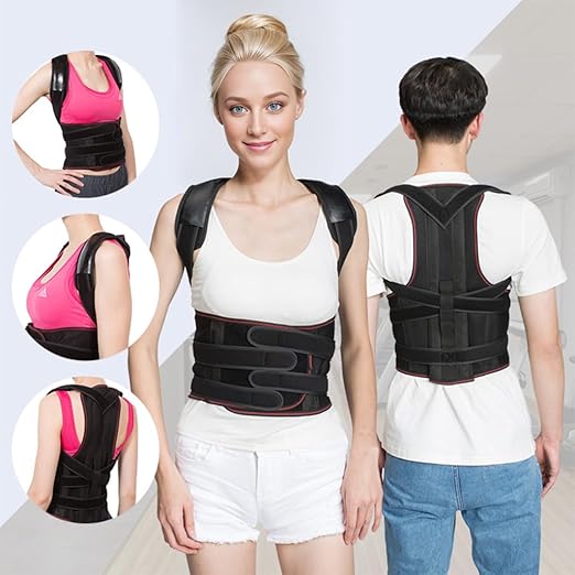 Posture Corrector for Men and Women,Back Brace and Neck Stretcher for Scoliosis and Poor Posture in Teens,Breathable Mesh Back Support Belt,Back Straightener(XXX-Large)