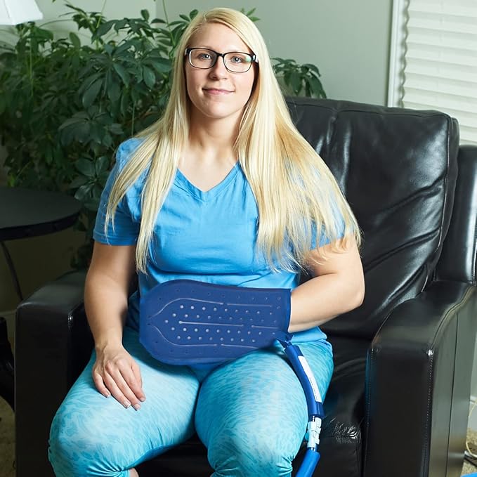 Polar Active Ice 3.0 Cold Therapy Ice Machine System with Programmable Timer, Hand and Wrist Compression Pad, Lightweight 16 Quart Cooler, Quiet Pump, Strong Cryotherapy Pain Relief and Treatment