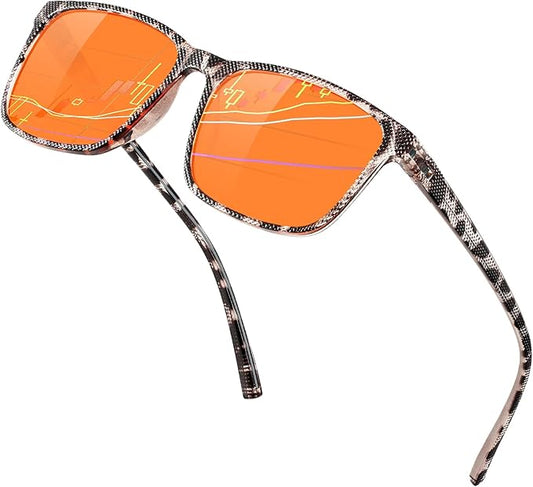 99% Blue Light Blocking Glasses Men Women Lightweight Frame Computer TV Gaming Eyeglasses Reduce Eyestrain