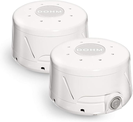 Yogasleep Dohm Classic (2 Pack) The Original White Noise Sound Machine, Soothing Natural Sounds from a Real Fan, Sleep Therapy for Adults & Baby, Noise Cancelling for Office Privacy & Meditation