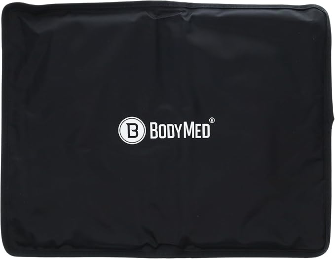 BodyMed Reusable Gel Ice Pack Cold Compress for Back, Shoulder, Neck, & Knee - Professional Grade Cold Therapy for Injuries, Aches, Swelling, Bruises, Sprains - 14 in. x 11 in. (Standard)