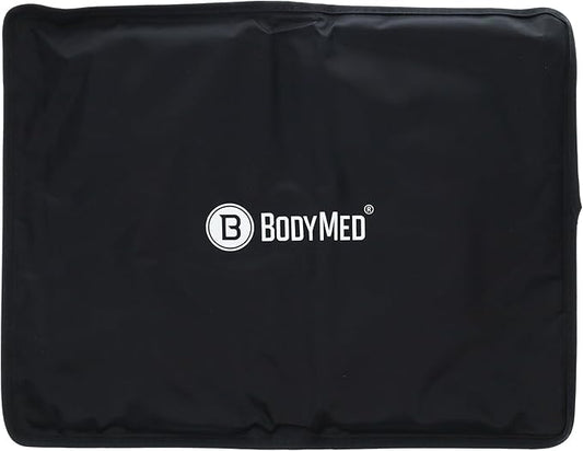 BodyMed Reusable Gel Ice Pack Cold Compress for Back, Shoulder, Neck, & Knee - Professional Grade Cold Therapy for Injuries, Aches, Swelling, Bruises, Sprains - 14 in. x 11 in. (Standard)