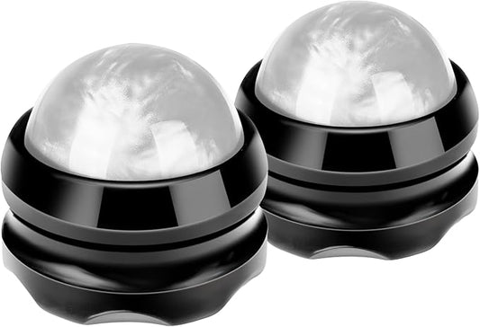 Massage Roller Ball,2-Pack Handheld Massage Therapy and Relax Tool for Sore Muscles,Joint Pain Relief Relaxing,Full Body Deep Tissue Massage